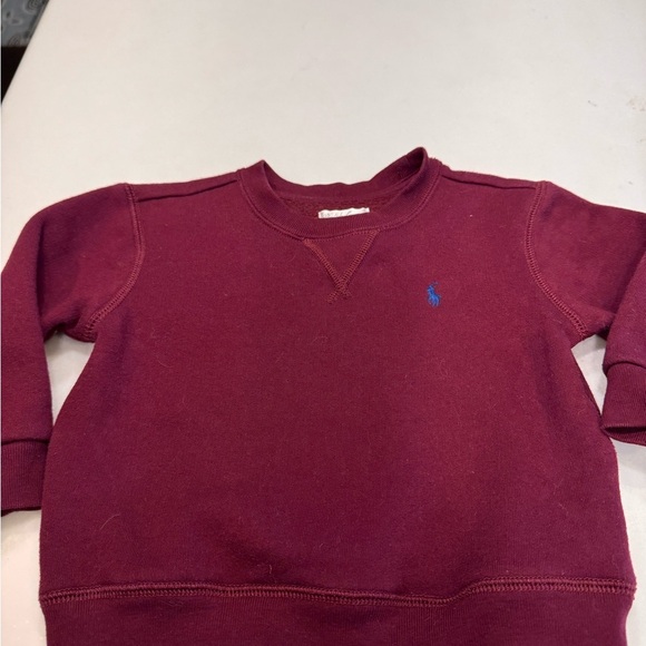 Ralph Lauren Lot Of 2 Toddler Tee Shirt & Sweatshirt Sz 18MOs - Picture 5 of 13